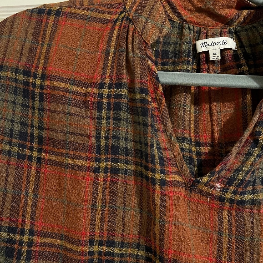 Madewell Extra Small Plaid Top